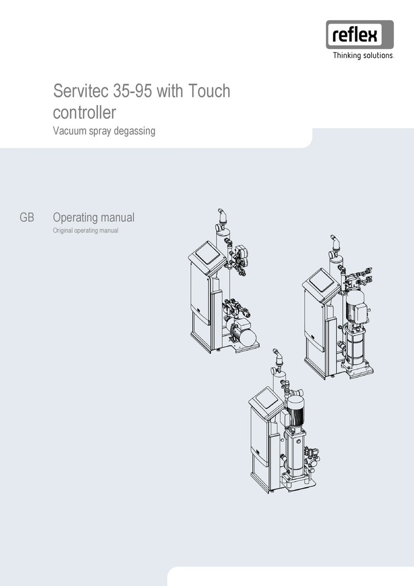 Reflex Servitec 35-95 operating manual