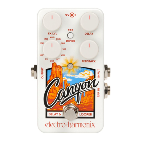 Electro-Harmonix Grand Canyon User manual