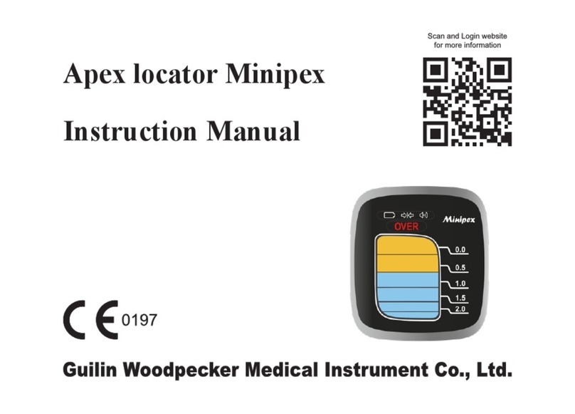 Guilin Woodpecker Medical Instrument Minipex instruction manual