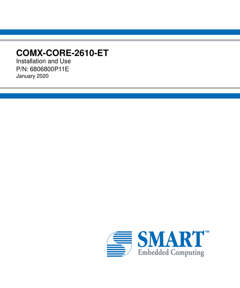 SMART Embedded Computing COMX-CORE-2610-ET Guide
