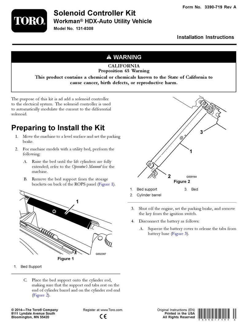 Toro 131-8308 User manual