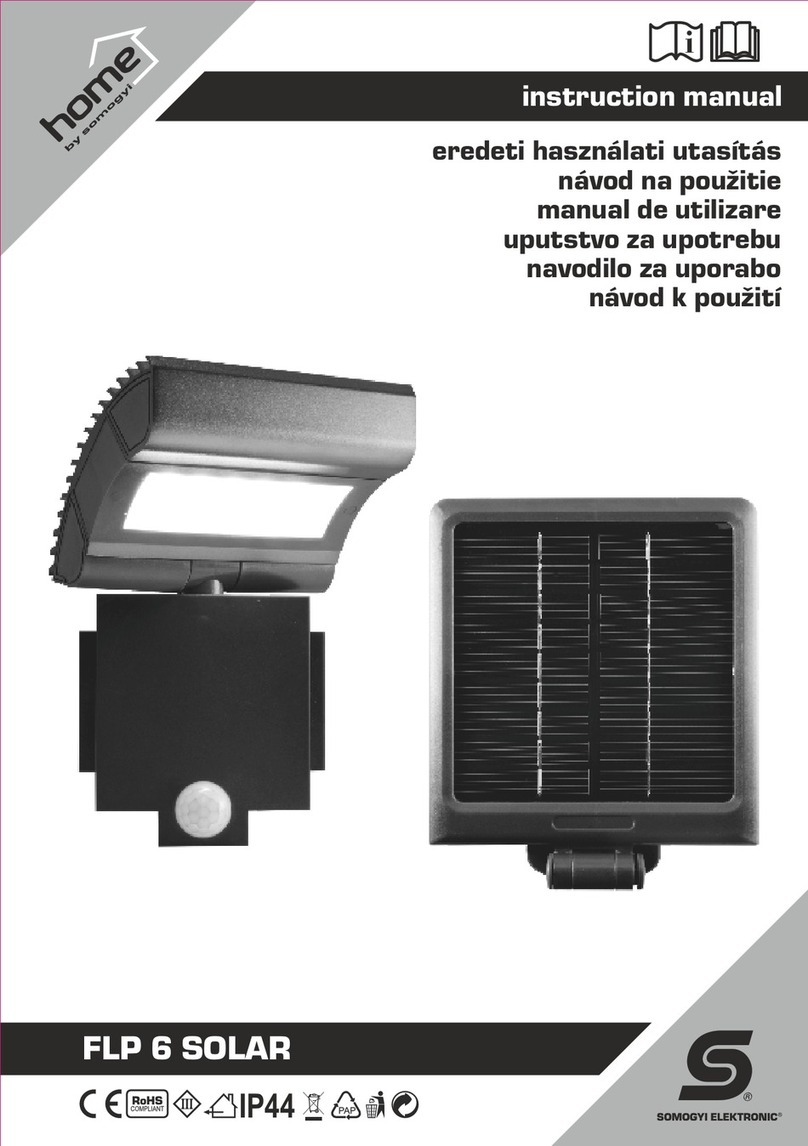 Somogyi home FLP 6 SOLAR instruction manual