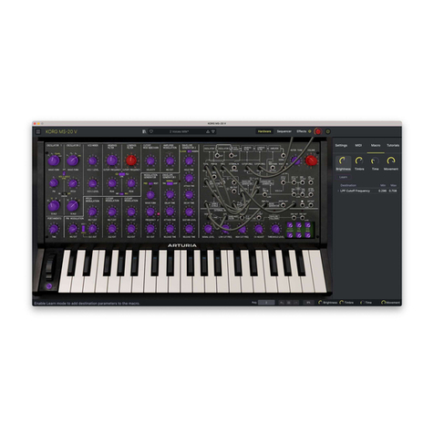 Arturia KORG MS-20 V User manual