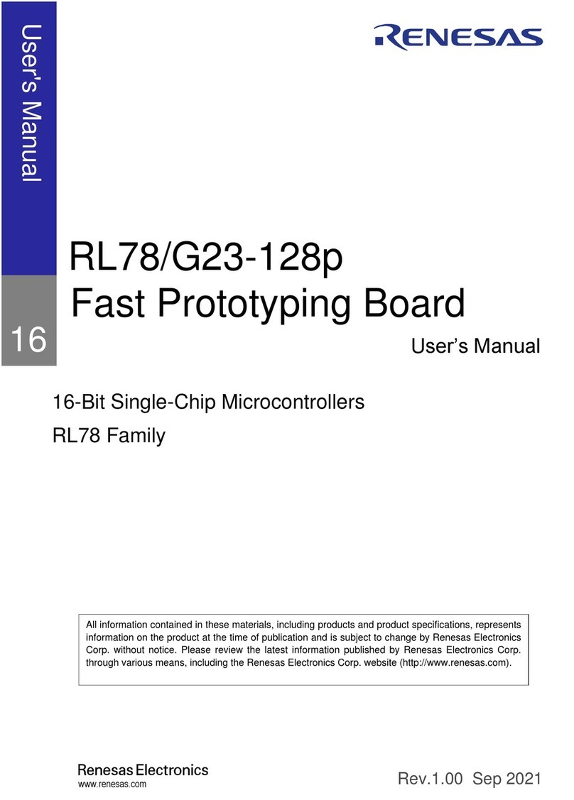 Renesas RL78/G23-128p User manual
