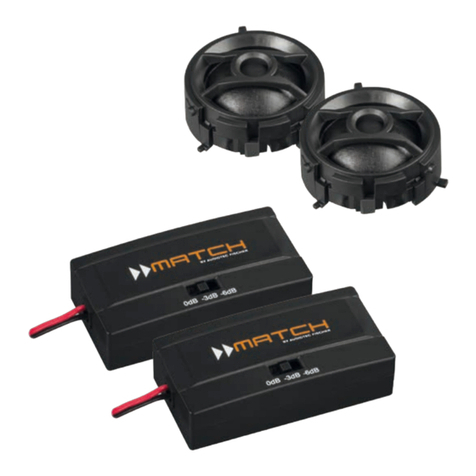 Audiotec Fischer Match UP T1MB-FRT manual