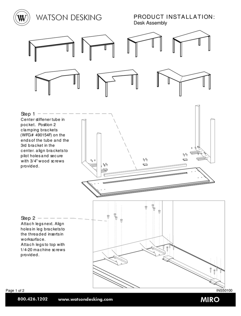 Watson Desking MIRO User manual