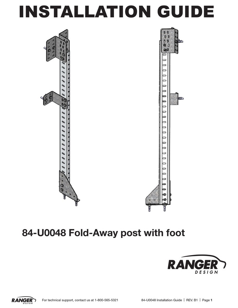 Ranger design 84-U0048 User manual Ranger design 84-U0048 User manual