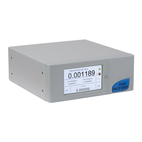 Druck PACE1000 instruction manual