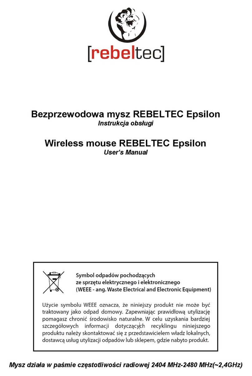 REBELTEC EPSILON user manual