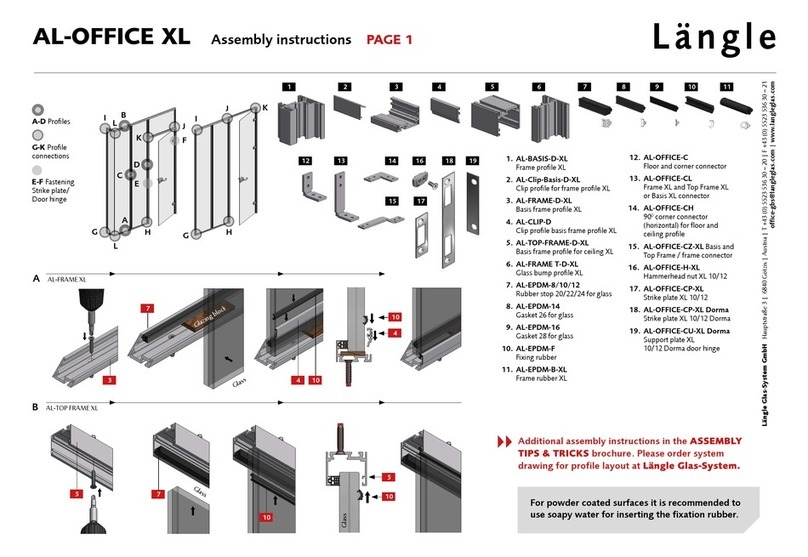 Langle AL-OFFICE XL Assembly instructions