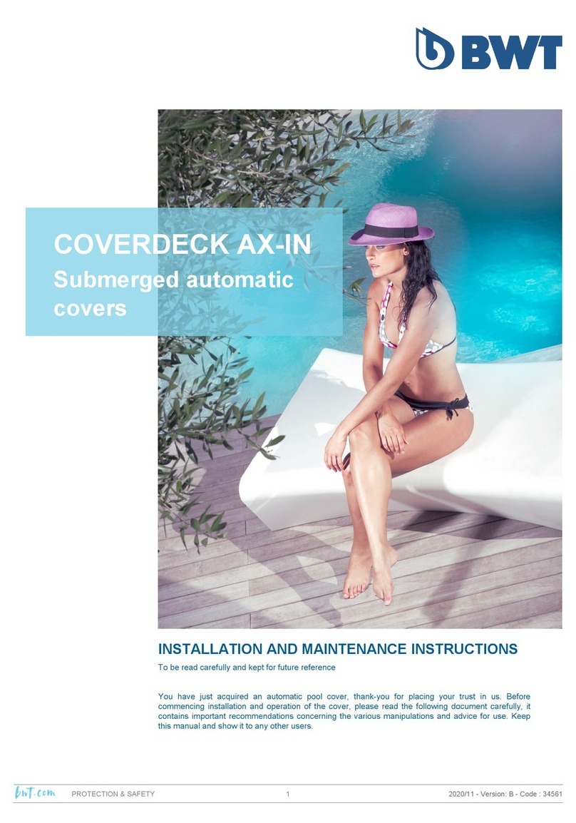BWT COVERDECK AX-IN User manual