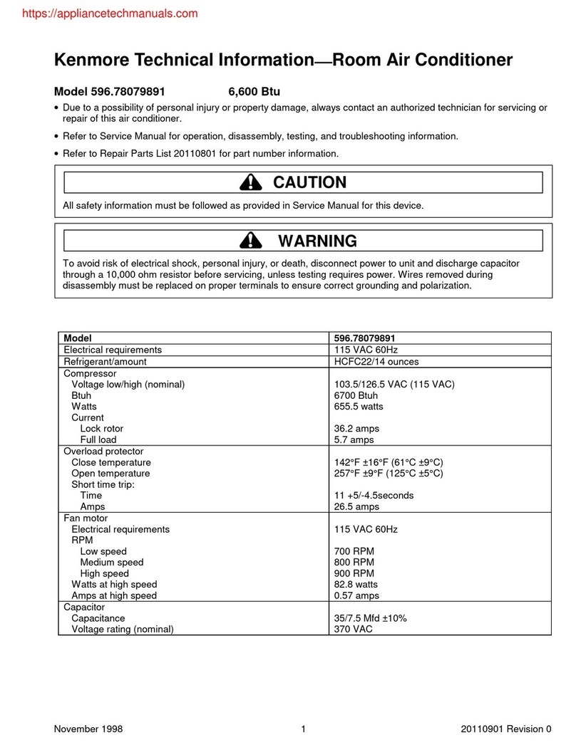 Kenmore 596.78079891 Manual