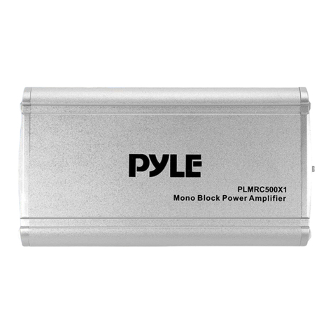 Pyle PLMRC500X1 User manual