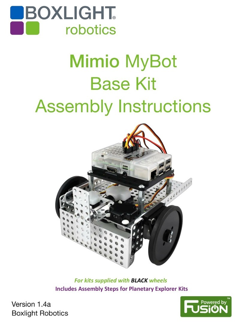 BOXLIGHT Mimio MyBot Assembly instructions