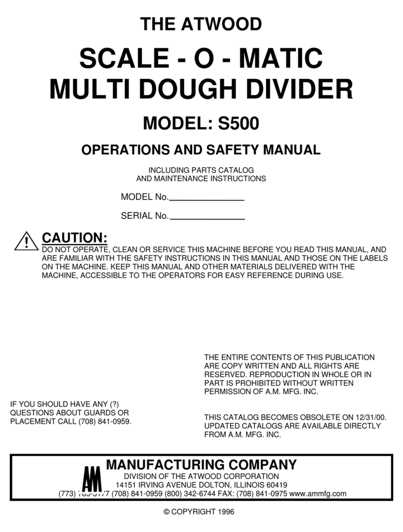 Atwood SCALE-O-MATIC Operation and safety manual