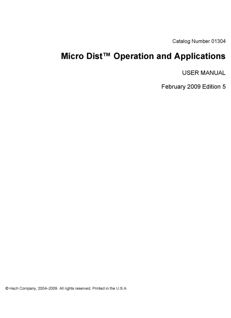 Hach Micro Dist User guide
