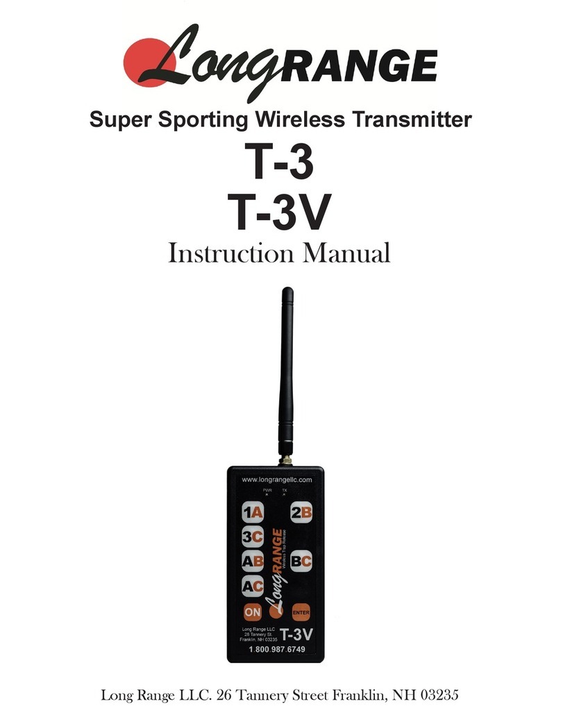 Long range T-3 instruction manual