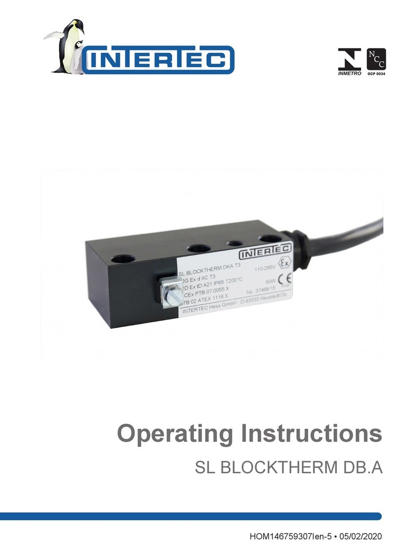 Intertec Data Systems SL BLOCKTHERM DB.A User manual Intertec Data Systems SL BLOCKTHERM DB.A User manual