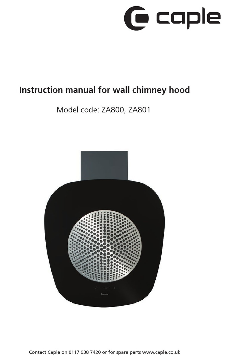 Caple ZA800 instruction manual