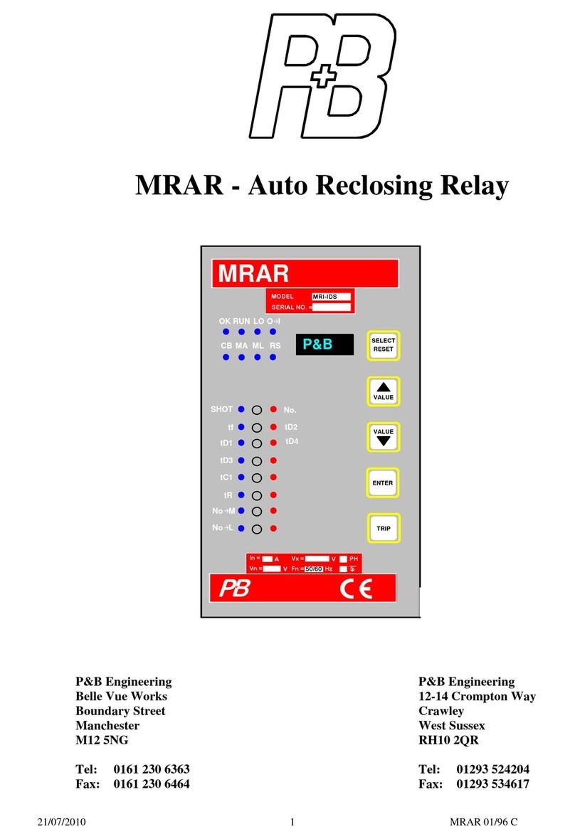 P&B MRAR User manual