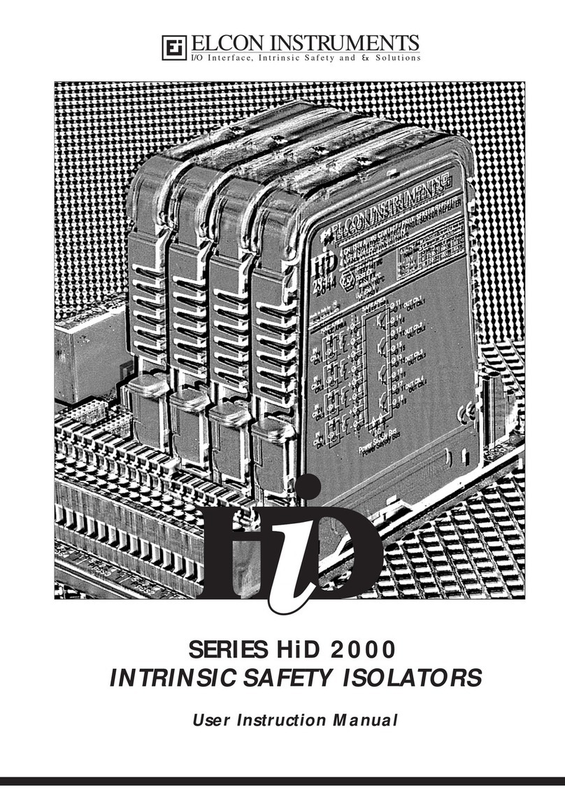 Elcon HiD 2000 Series User instruction manual