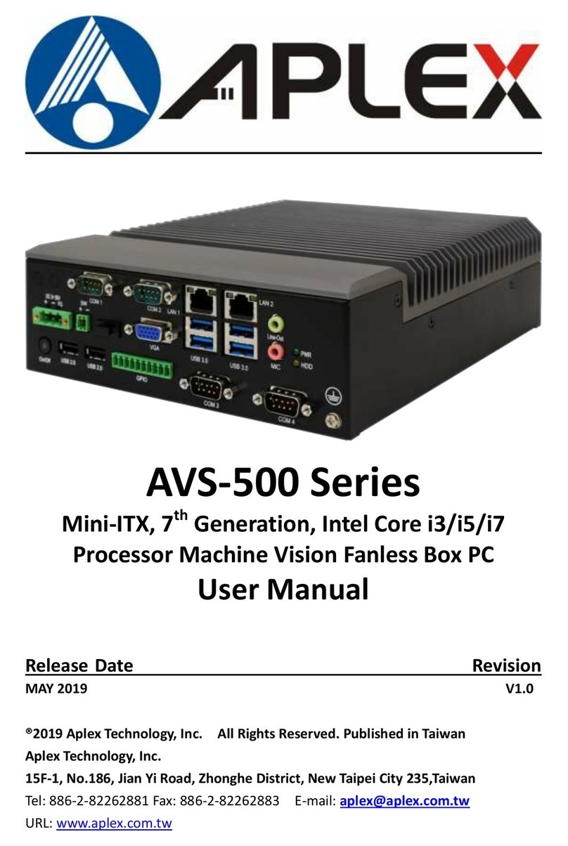 Aplex AVS-500 Series user manual