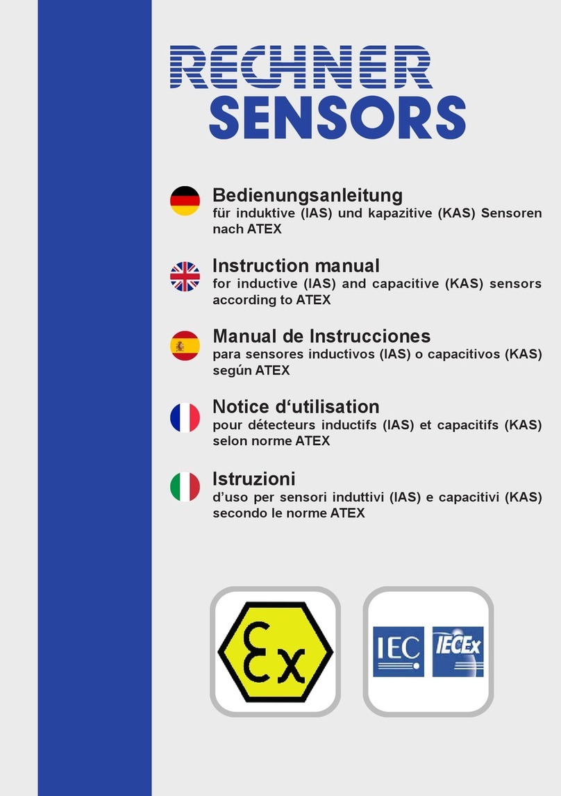 Rechner Sensors IAS-10 Series User manual Rechner Sensors IAS-10 Series User manual
