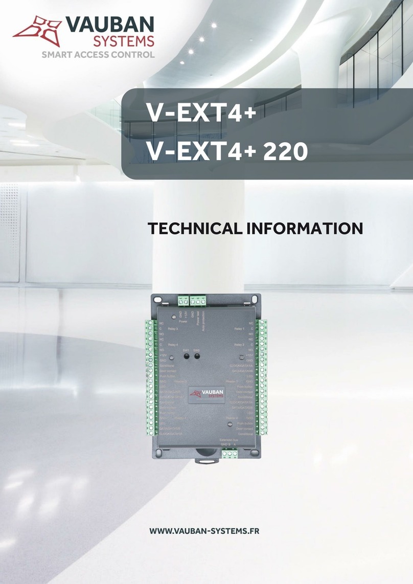 Vauban Systems V-EXT4+ technical information Vauban Systems V-EXT4+ technical information