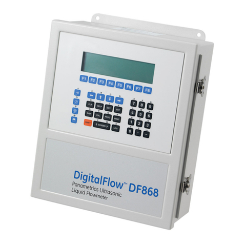 Panametrics DigitalFlow DF868 Owner's manual