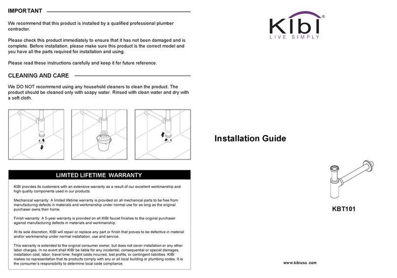 KIBI KBT101 installation guide