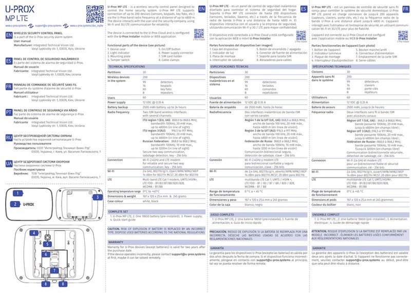 U-Prox MP LTE user manual