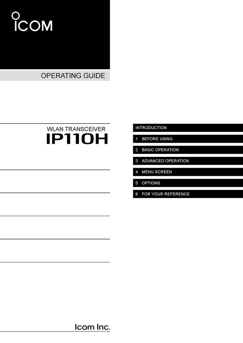 Icom IP110H User manual