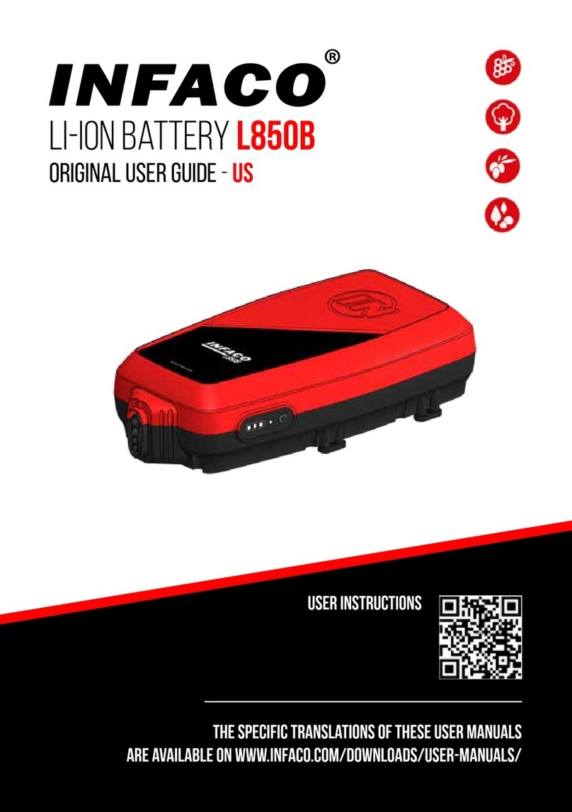 infaco L850B Original user guide