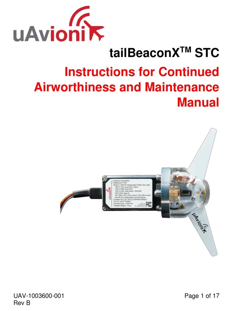 uAvionix tailBeaconX STC Instructions for Continued Airworthiness and Maintenance Manual