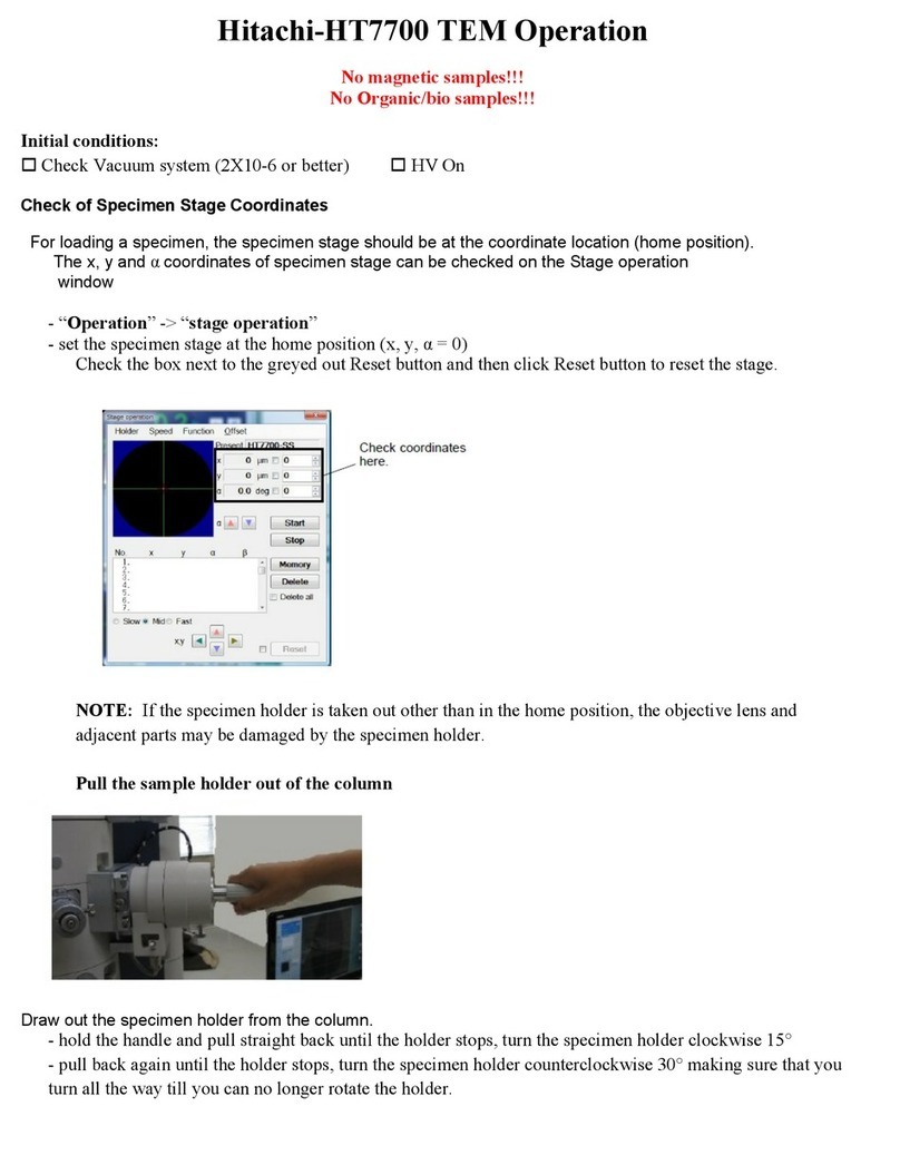 Hitachi HT7700 User manual