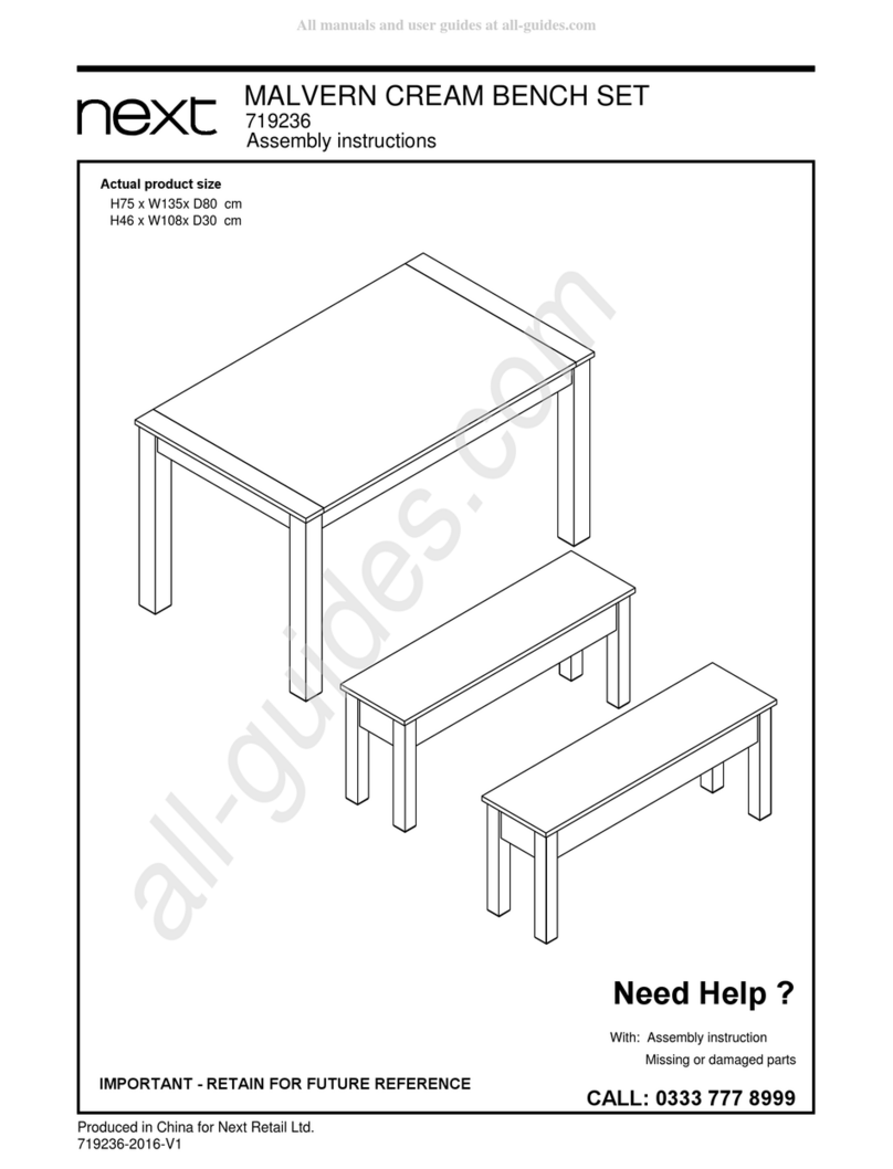 Next MALVERN CREAM 719236 User manual