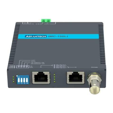 Advantech IMC-150LI Installation and operation manual Advantech IMC-150LI Installation and operation manual