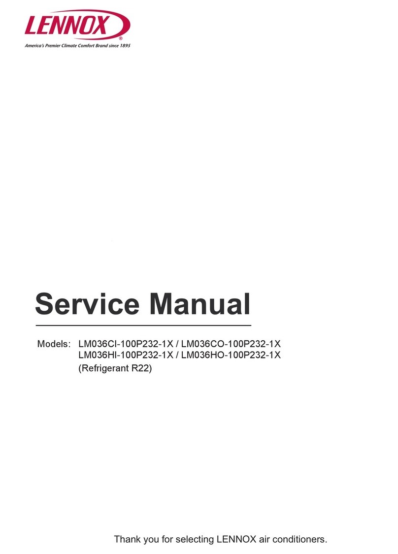 Lennox LM036CI-100P232-1X User manual
