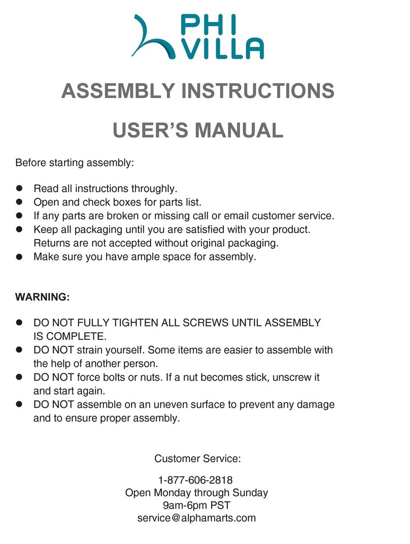 PHI VILLA 26'' Steel Wood Burning Fire Pit Assembly instructions