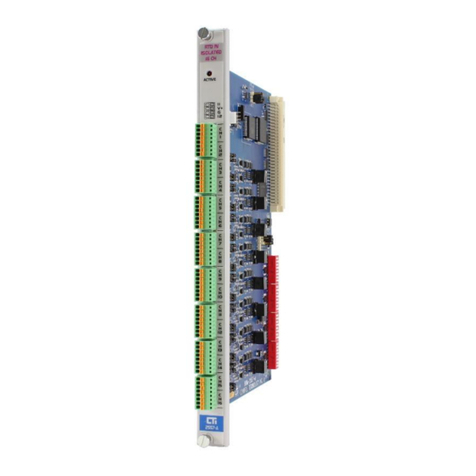 Control Technologies CTI 2557-A Installation and operation guide