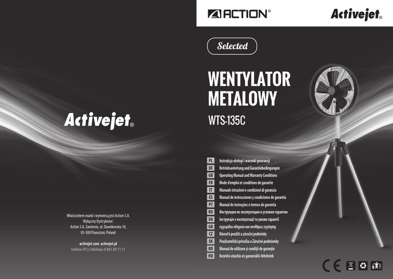 Action Activejet Selected WTS-135C User manual