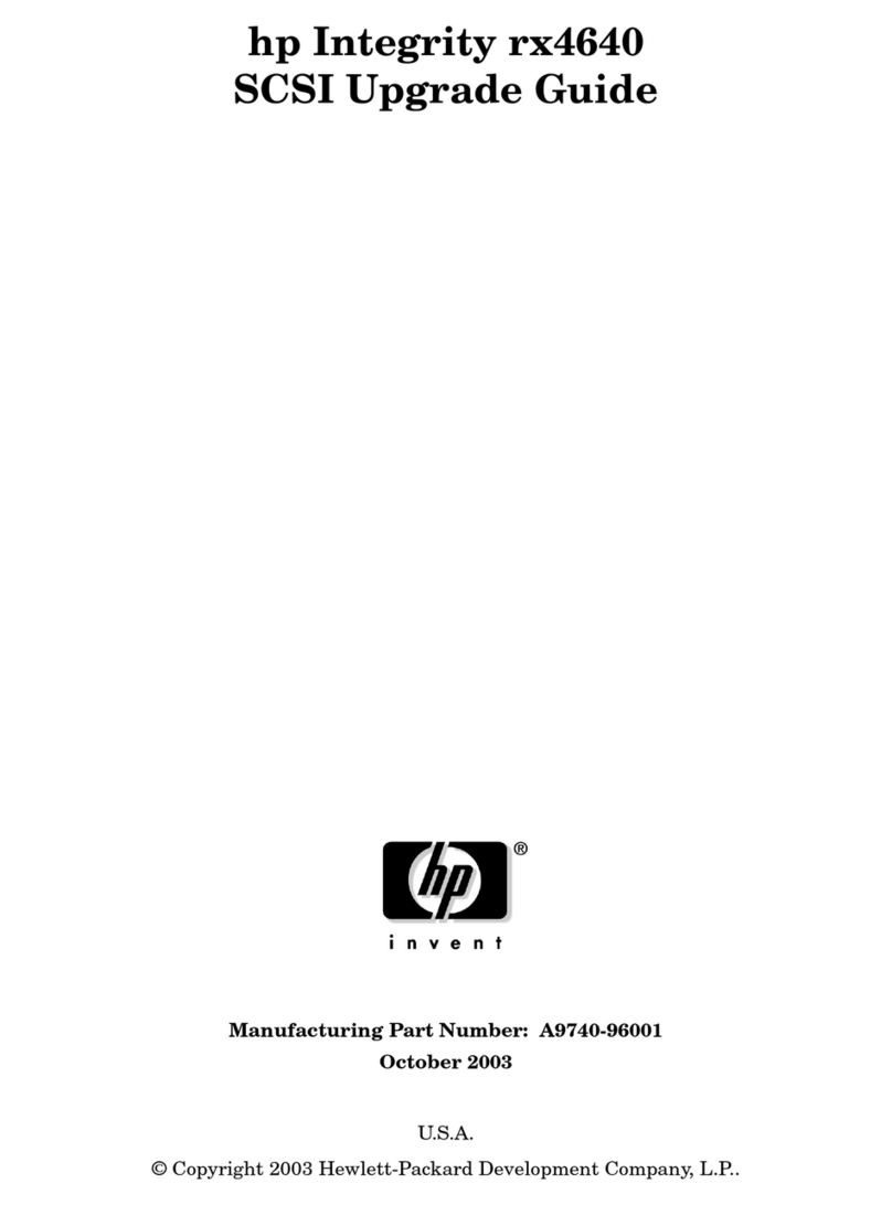 HP Integrity rx4640 Installation and operation manual