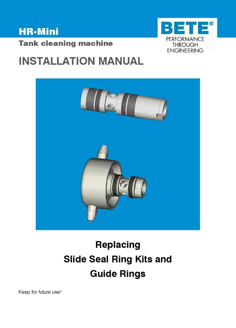 BETE HR-Mini User manual
