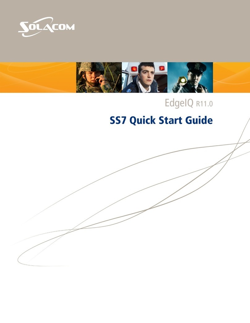 Solacom SS7 quick start guide Solacom SS7 quick start guide