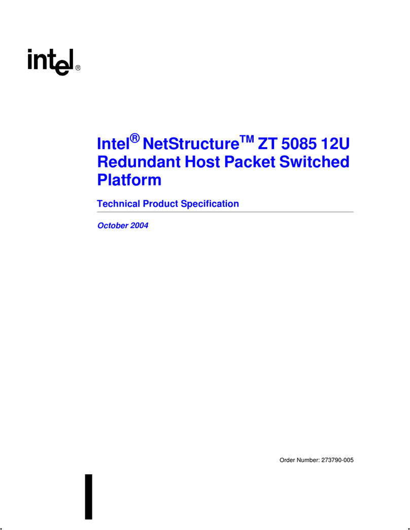 Intel NetStructure ZT 5085 12U User manual