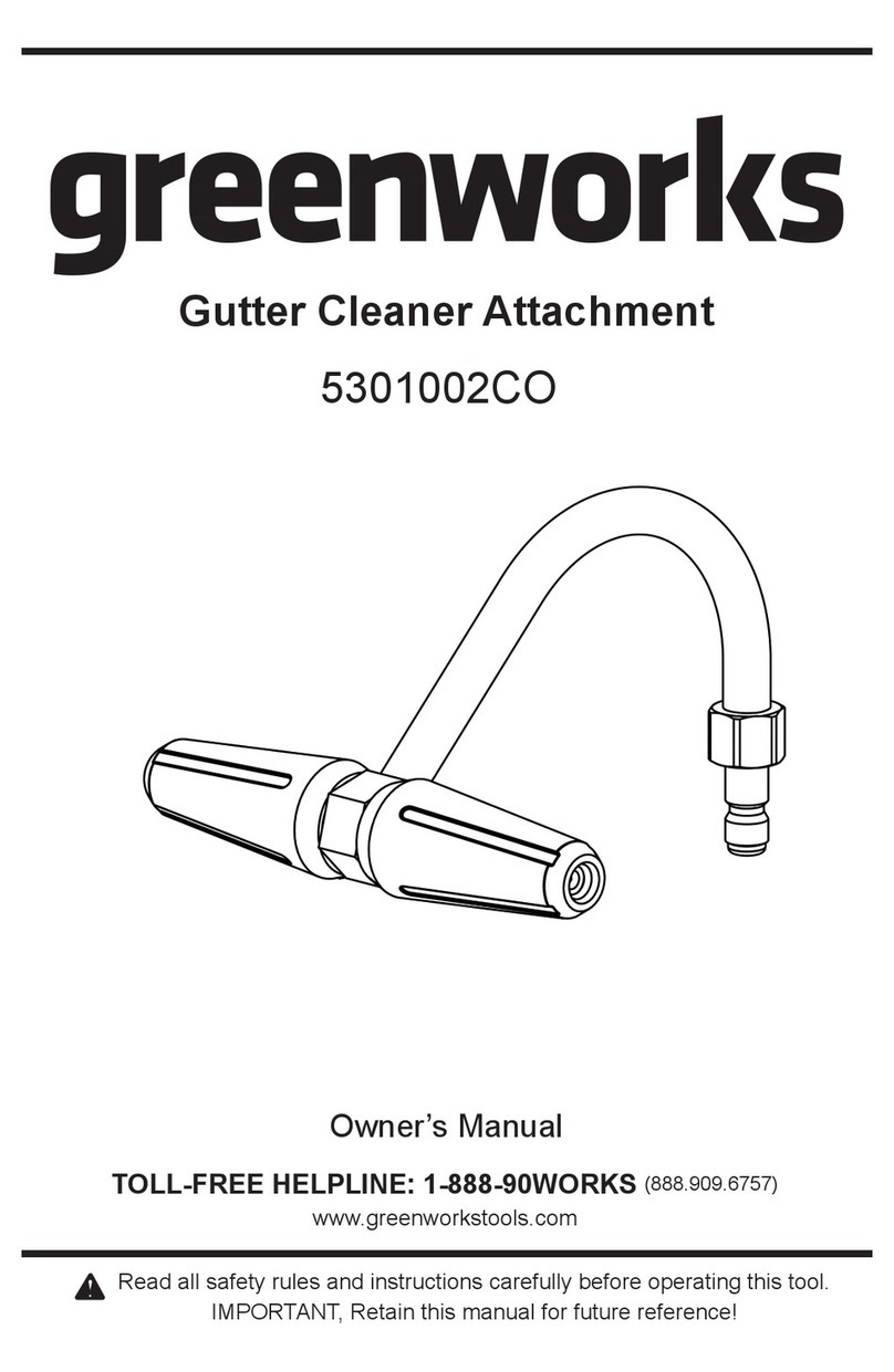GreenWorks 5301002CO User manual