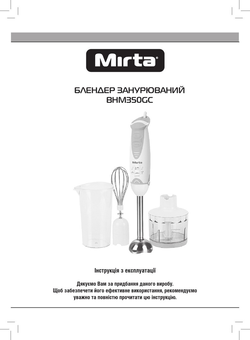Mirta BHM350GC operating instructions