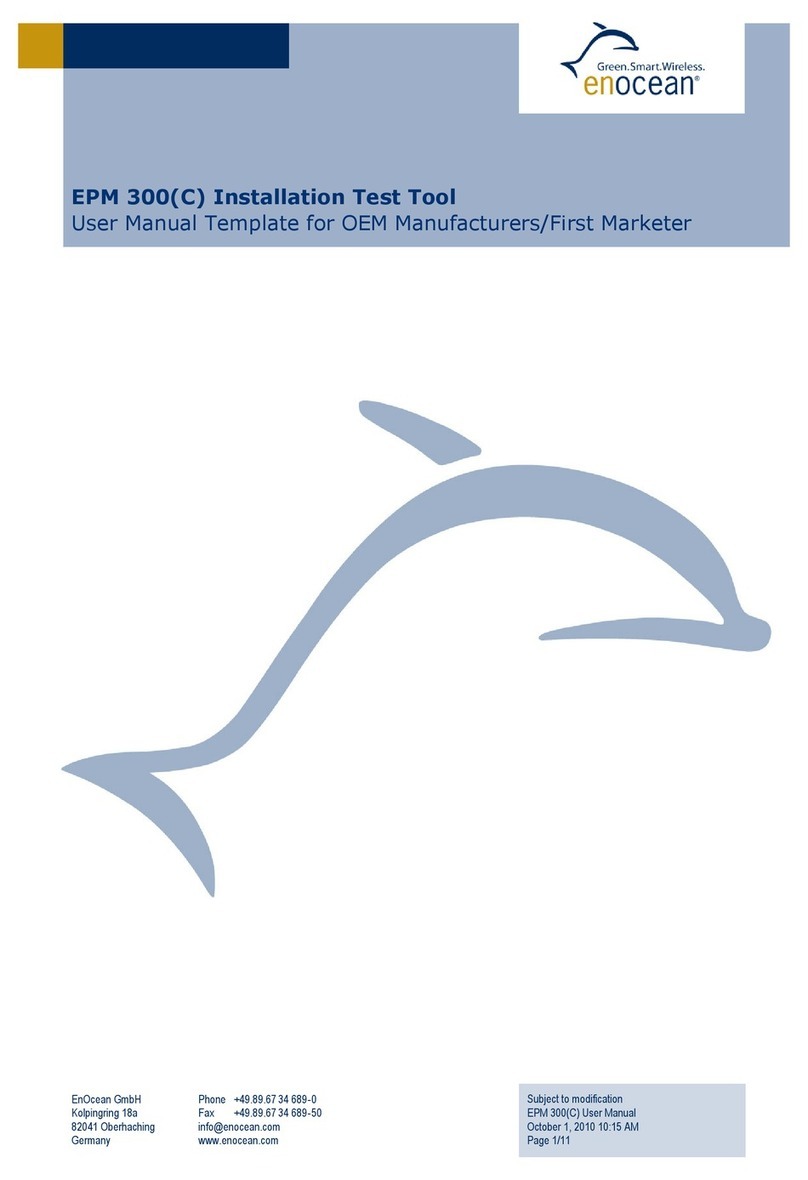 EnOcean EPM 300 User manual