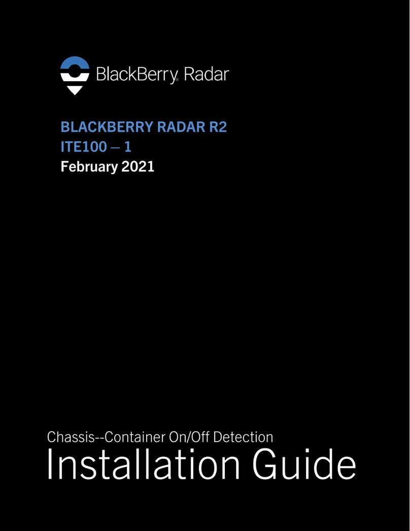Blackbe;rry Radar R2 User manual