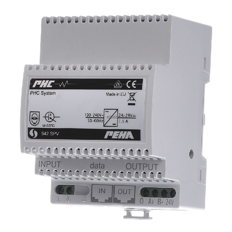 PEHA 942 SPV Installation and operating instructions